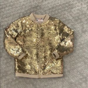 H&M Gold Sequined Jacket (3-4yrs)